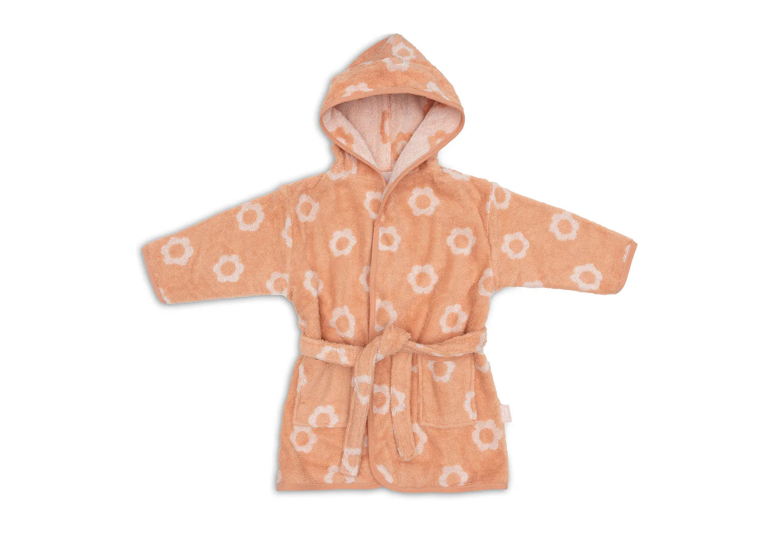 Baby Badjas - Jacquard Flowers