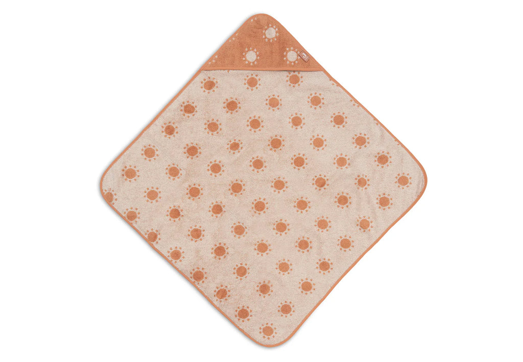 Badcape Badstof - Jacquard Flowers