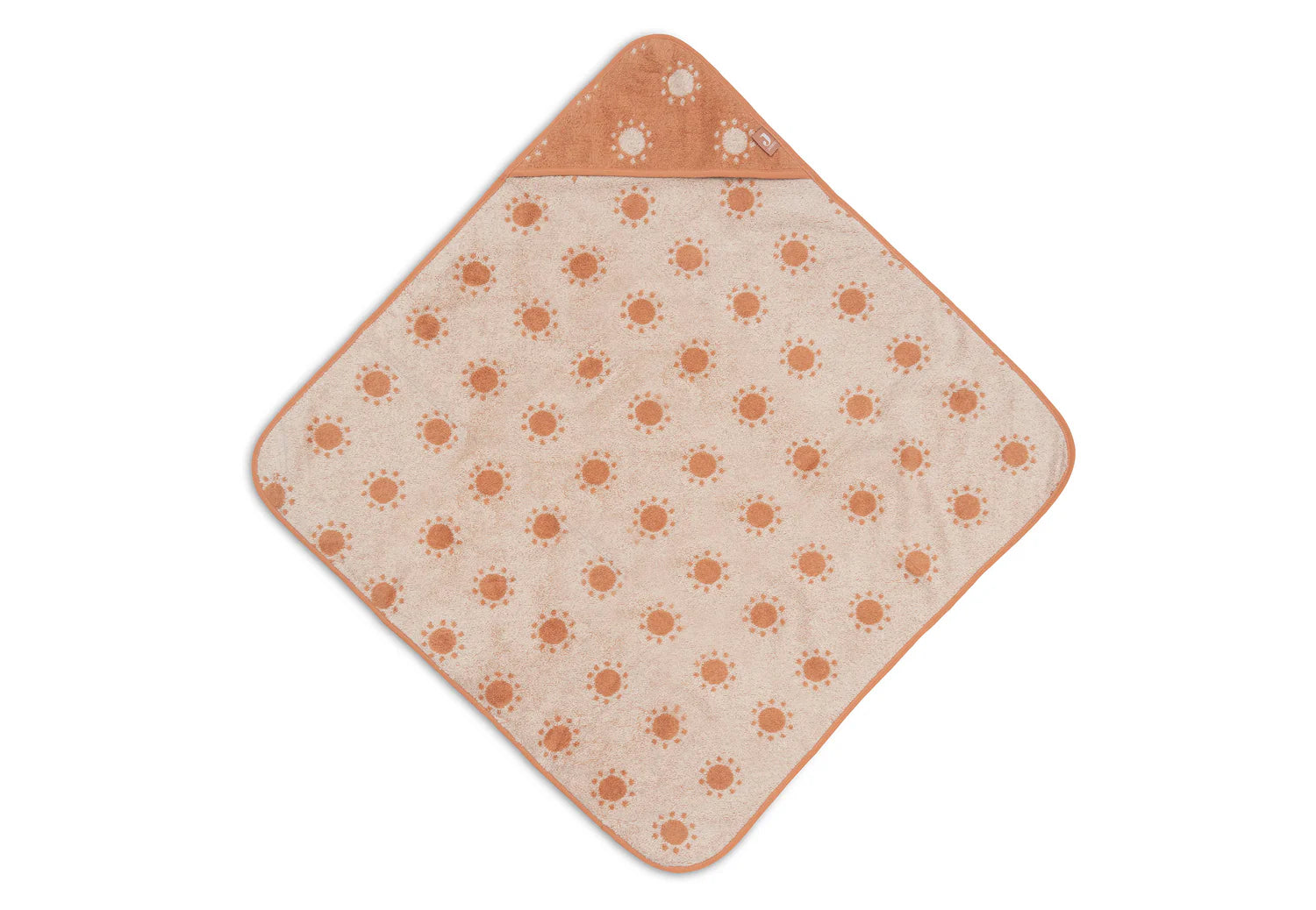 Badcape Badstof - Jacquard Flowers