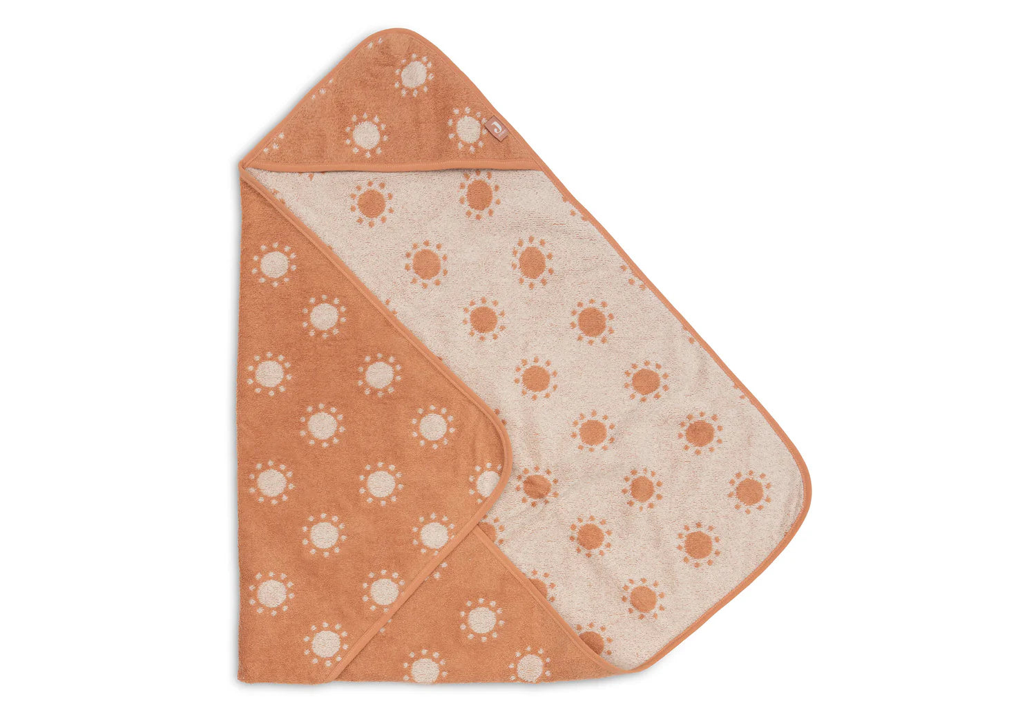 Badcape Badstof - Jacquard Flowers