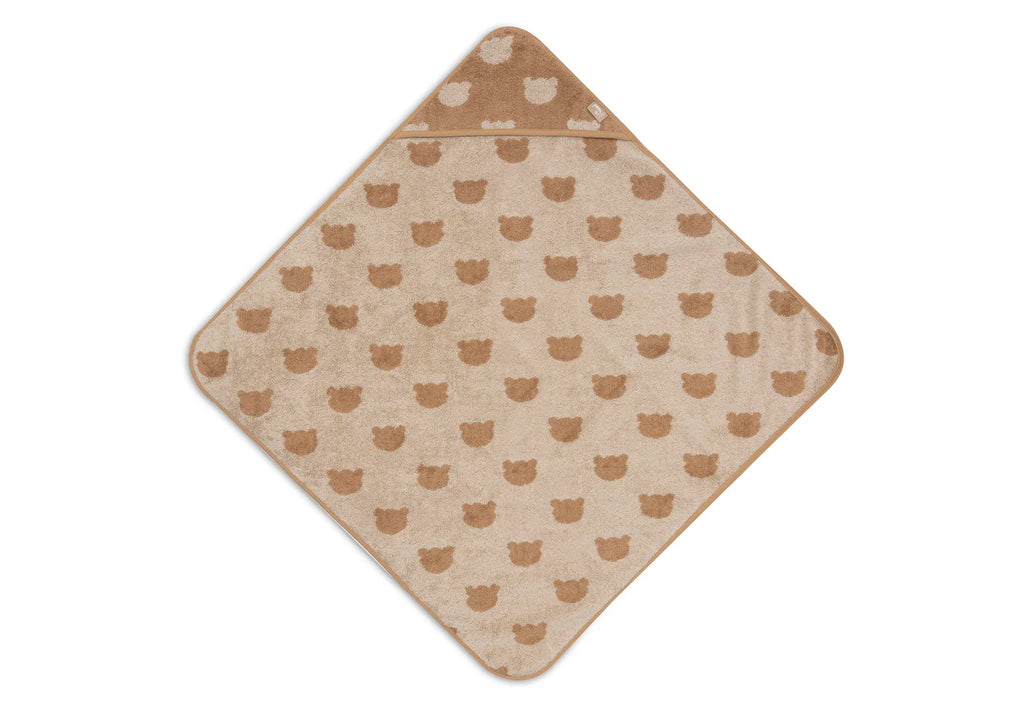 Badcape Badstof - Jacquard Teddy Bear