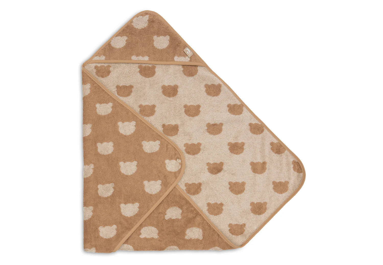 Badcape Badstof - Jacquard Teddy Bear