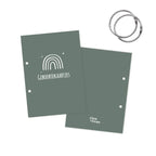 Bewaarbundel geboortekaartjes Groen-Regenboog