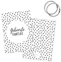 Bewaarbundel geboortekaartjes - Stippen